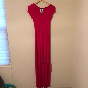 BCBG LONG PINK DRESS
